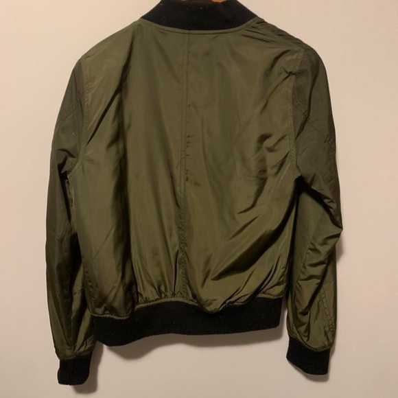 Green Bomber Jacket - Picture 2 of 3